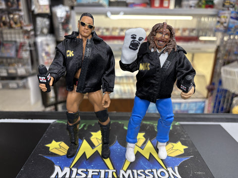 Mattel WWE Elite Collection The Rock and Sock Connection The Rock and Mankind Figures