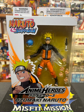 Naruto Shippuden Anime Heroes Uzumaki Naruto Figure (New)