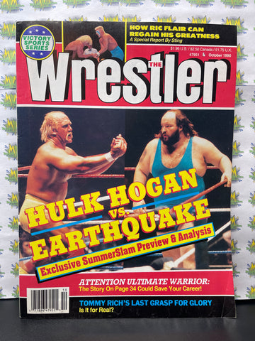 Victory Sports Series The Wrestler Magazine October 1990