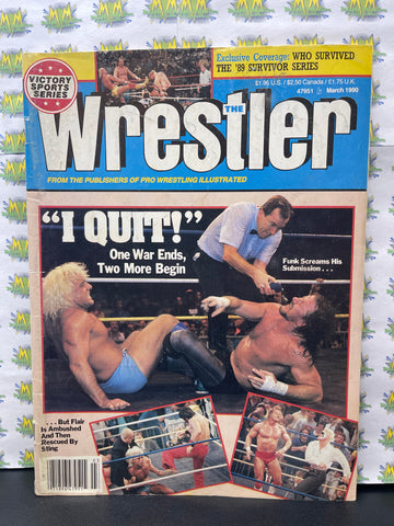 Victory Sports Series The Wrestler Magazine March 1990