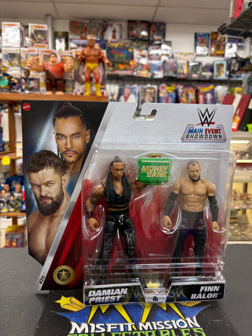Mattel WWE Championship Main Even Showdown Series 20 Damian Priest vs Finn Balor Figures (New)