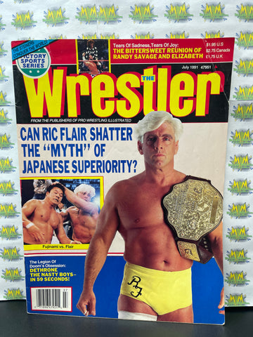 Victory Sports Series The Wrestler Magazine July 1991 Ric Flair