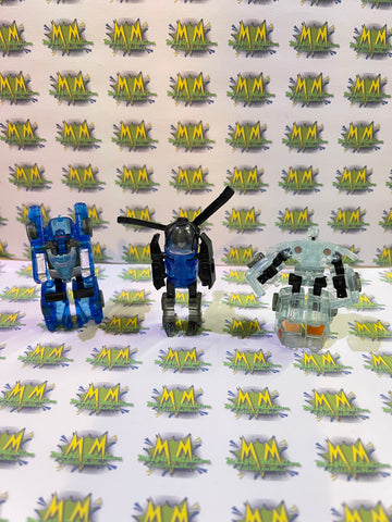 2006 Transformers Cybertron Robots in Disguise Shadow Recon Mini Con Team Jolt Six Speed Reverb