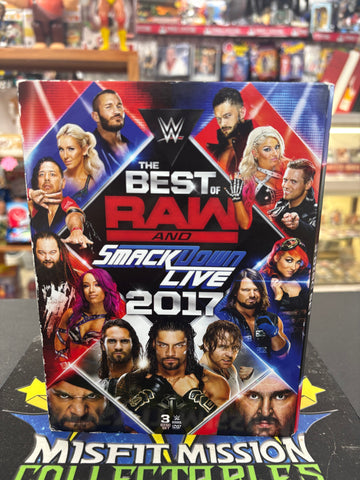 WWE Best of Raw & Smackdown Live 2017 3 Disc DVD Set
