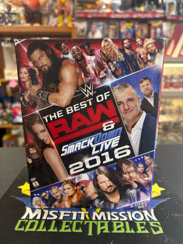 WWE Best of Raw & Smackdown Live 2016 3 Disc DVD Set