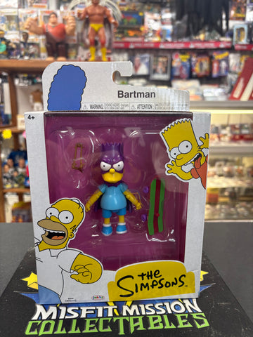 Jakks The Simpsons Bartman Bart Simpsons Figure (New)