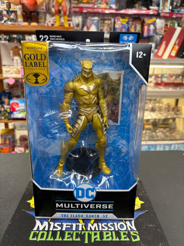 McFarlane DC Multiverse Dark Knights Metals The flash Earth 52 Gold Label Figure (New)