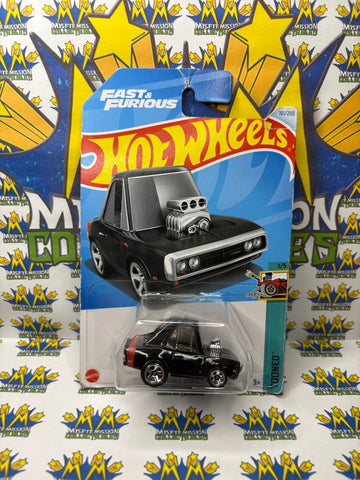 2021 Hot Wheels HW Tooned Fast & Furious Black ‘70 Dodge Charger Car (New)