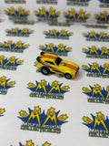 1988 Galoob Micro Machines Plymouth Arrow Yellow Car
