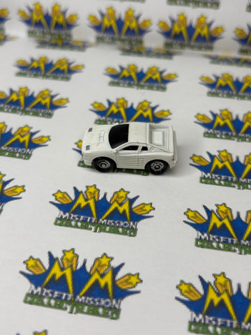 1988 Galoob Micro Machines Ferrari Testarossa White Car