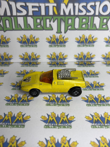 Vintage 1971 Lesney Superfast Yellow Mod Rod Good Panther No.1 Die Cast Car