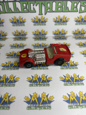 Vintage 1970 Lesney Superfast Red Road Dragster No.19 Die Cast Car