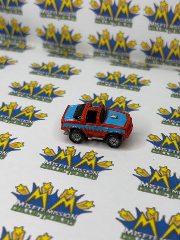 1988 Galoob Micro Machines Highway Warriors Red Car