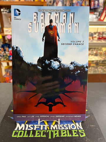 2015 DC Comics Batman & Superman Volume 3 Second Chance Graphic Novel