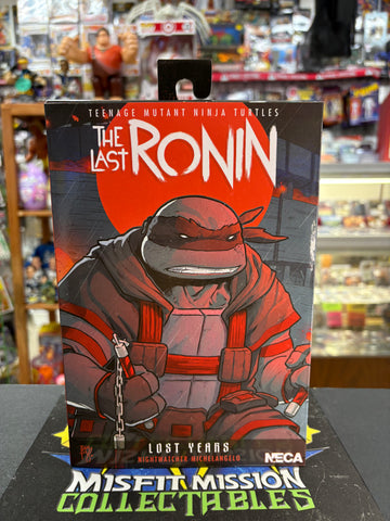Neca Nickelodeon Teenage Mutant Ninja Turtles The Last Ronin Lost Years Nightwatcher Michelangelo Figure (New)