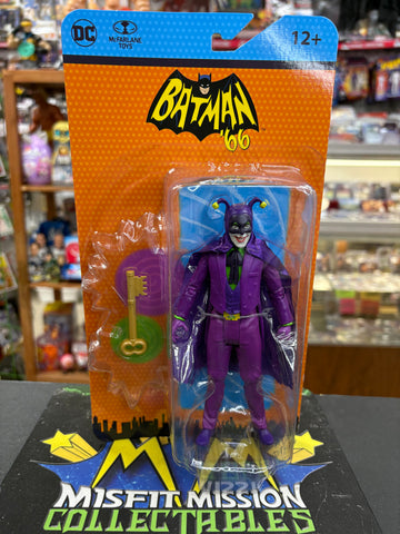 Mcfarlane DC Batman ‘66 Classic TV Series The Joker Masked Figure (New)