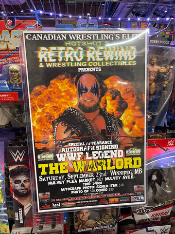 CWE Canadian Wrestling’s Elite Autograph Signing with Warlord Autographed Misfit Mission Exclusive 11x17 Poster