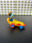 Vintage 1991 McDonalds Happy Meal Toy Huckleberry Hound Race Car