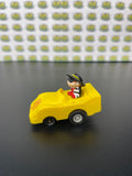 Vintage 1985 McDonalds Happy Meal Toy Fast Macs Hamburglar Pull Car