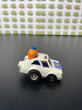 Vintage 1985 McDonalds Happy Meal Toy Fast Macs Officer Bic Mac Pull Car