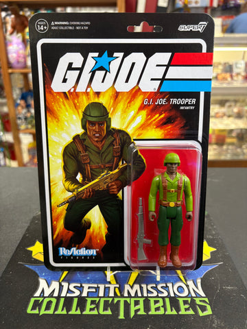 Super 7 ReAction GI Joe Infantry Trooper Figure (New)
