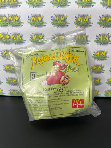 Vintage 1988 McDonalds Happy Meal Toy Fraggle Rock Red Fraggle Radish Car (New)