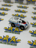 Vintage Galoob Micro Machines Red and Blue Striped Race Car