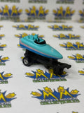 1987 Galoob Micro Machines Speed Boat Derby Boat with Trailer