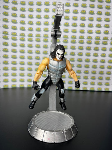 1999 Toy Biz WCW Bruisers Sting figure with Steel Frame Action Winch
