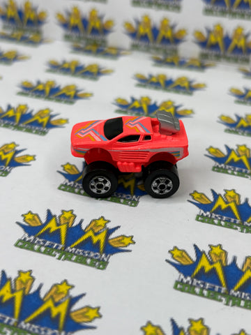 1987 Galoob Micro Machines Road Champs 4x4 Neon Pink Ferrari Testarossa Truck