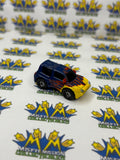 2002 Hasbro Micro Machines Flame Racers Blue and Yellow