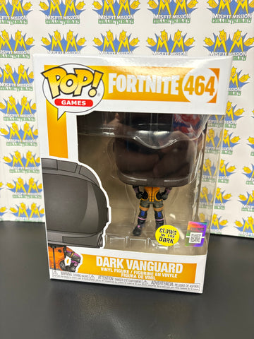 Funko Pop Games Fortnite 464 Dark Vanguard Glows in The Dark Vinyl Figure (New)