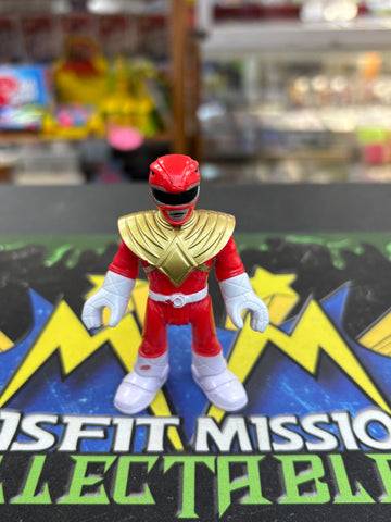 Power Rangers Imaginext Gold Armour Red Ranger Figure