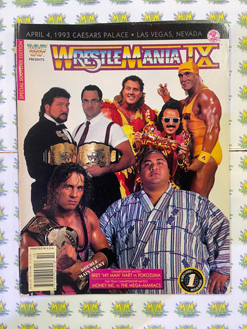 WWF Presents Wrestlemania IX April 4, 1993 Official Souvenir Edition Program