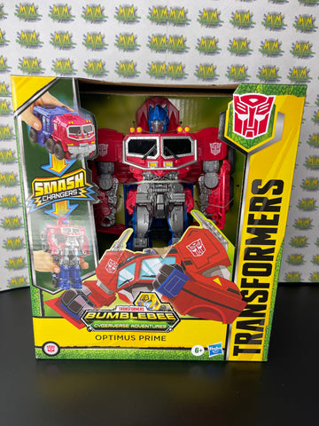 Transformers Bumblebee Cyberverse Adventures Optimus Prime Smash Changers (New)