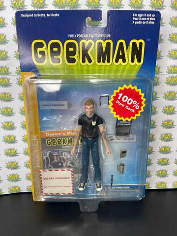 Rare Happy Worker 100% Pure Geek Geekman Figure