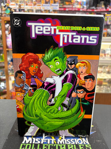 2005 DC Comics Teen Titan Beast Boys & Girls Graphic Novel