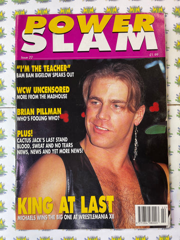 Power Slam Pro Wrestling Magazine Issue 22 Shawn Michaels