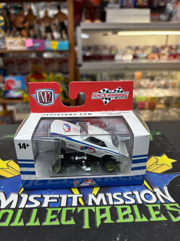 2023 M2 Machines Race Winning Brands JE Pistons 1969 Chevrolet Camaro Z28 Funny Car Car (New)