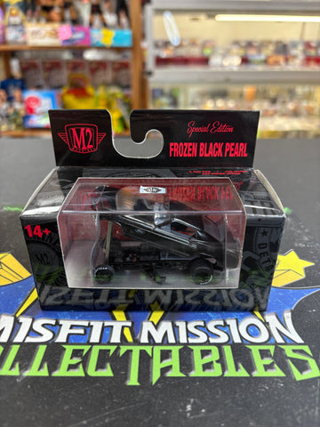 2024 M2 Machines Special Edition Frozen Black Pearl 1969 Ford Mustang Funny Car (New)