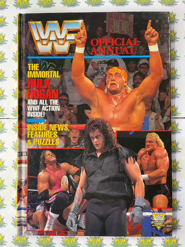 WWF/WWE Offical Annual Book Hulk Hogan Undertaker Bret Hart Psycho Sid