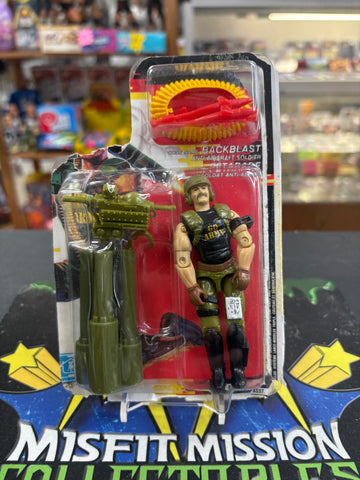 Vintage Hasbro 1989 GI Joe V1 Backblast Figure