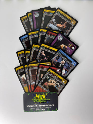 2002 WWE WWF Raw Deal Trading Card Game 20 Cards