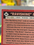 2016 Topps Heritage WWE Legends Ravishing Rick Rude #94 41/99 Trading Card