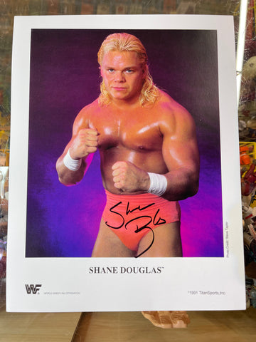 ECW WWE WCW Legend Shane Douglas Autogrpahed Picture