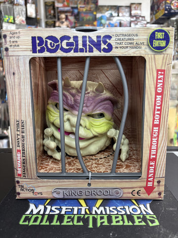 Tri Action Toys First Edition Boglins King Drool Glow in the Dark Eyes (New)