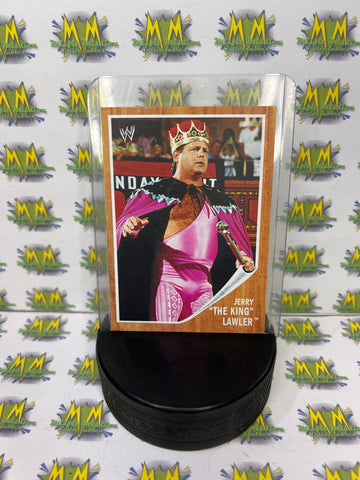 2011 WWE Topps Heritage Jerry The King Lawler Trading Card #H5