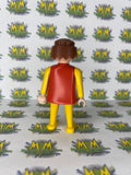 Vintage 1974 Playmobil Adult Female Figure Yellow and Red