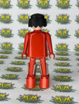 Vintage 1974 Playmobil Adult Male Red Astronaut Figure