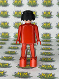 Vintage 1974 Playmobil Adult Male Red Astronaut Figure